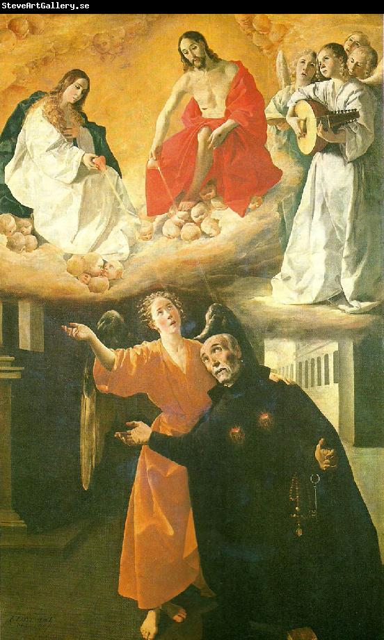 Francisco de Zurbaran the blessed alonso rodriguezas vision